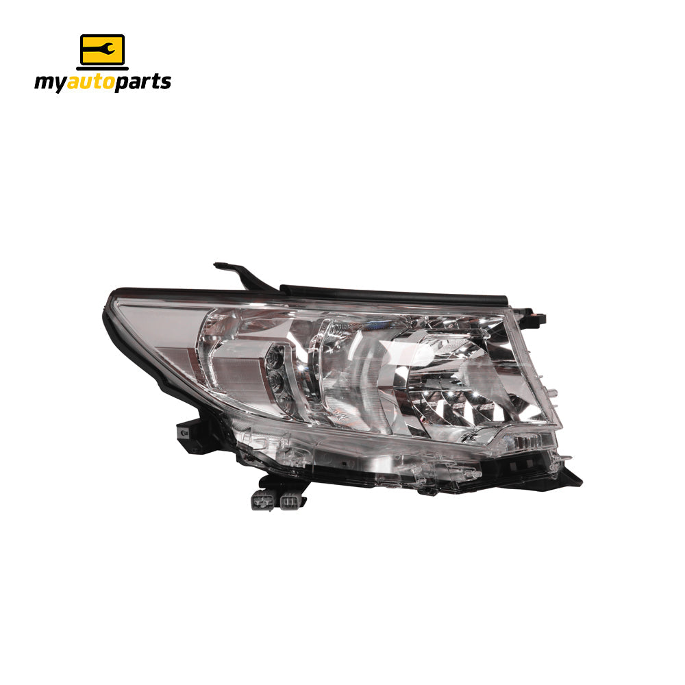 APG All Crash Halogen Head Lamp Drivers Side OEM Suits Toyota Prado GX GDJ150R 2017 to 2021 TLI-21035RHG