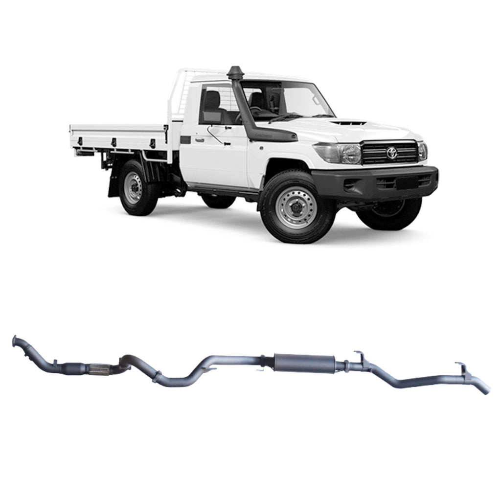 Redback Extreme Duty Exhaust 3in Turbo Back (With Cat & Large Muffler) TLX40200-CM