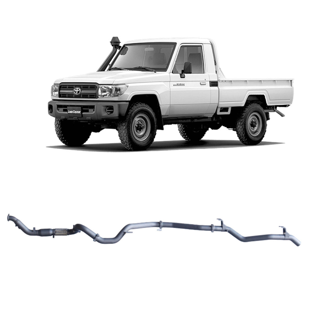 Redback Extreme Duty Exhaust 3in Turbo Back (With Cat & No Muffler/Pipe Only) TLX40200-CP