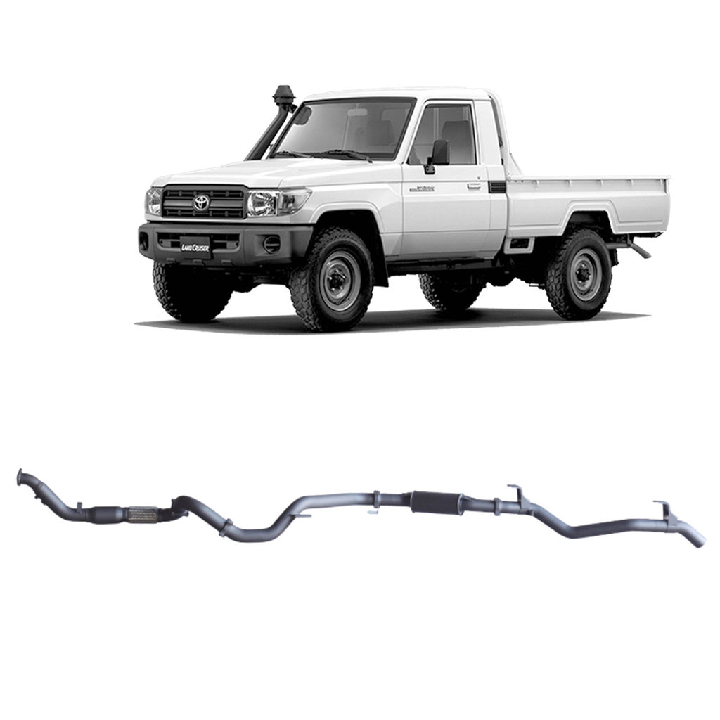 Redback Extreme Duty Exhaust 3in Turbo Back (With Cat & Resonator)&nbsp; TLX40200-CR