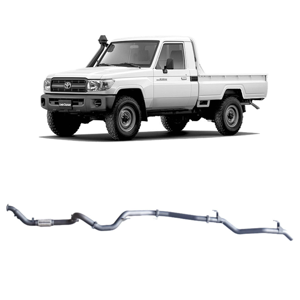 Redback Extreme Duty Exhaust 3in Turbo Back (No Cat & No Muffler/Pipe Only) TLX40200-PO