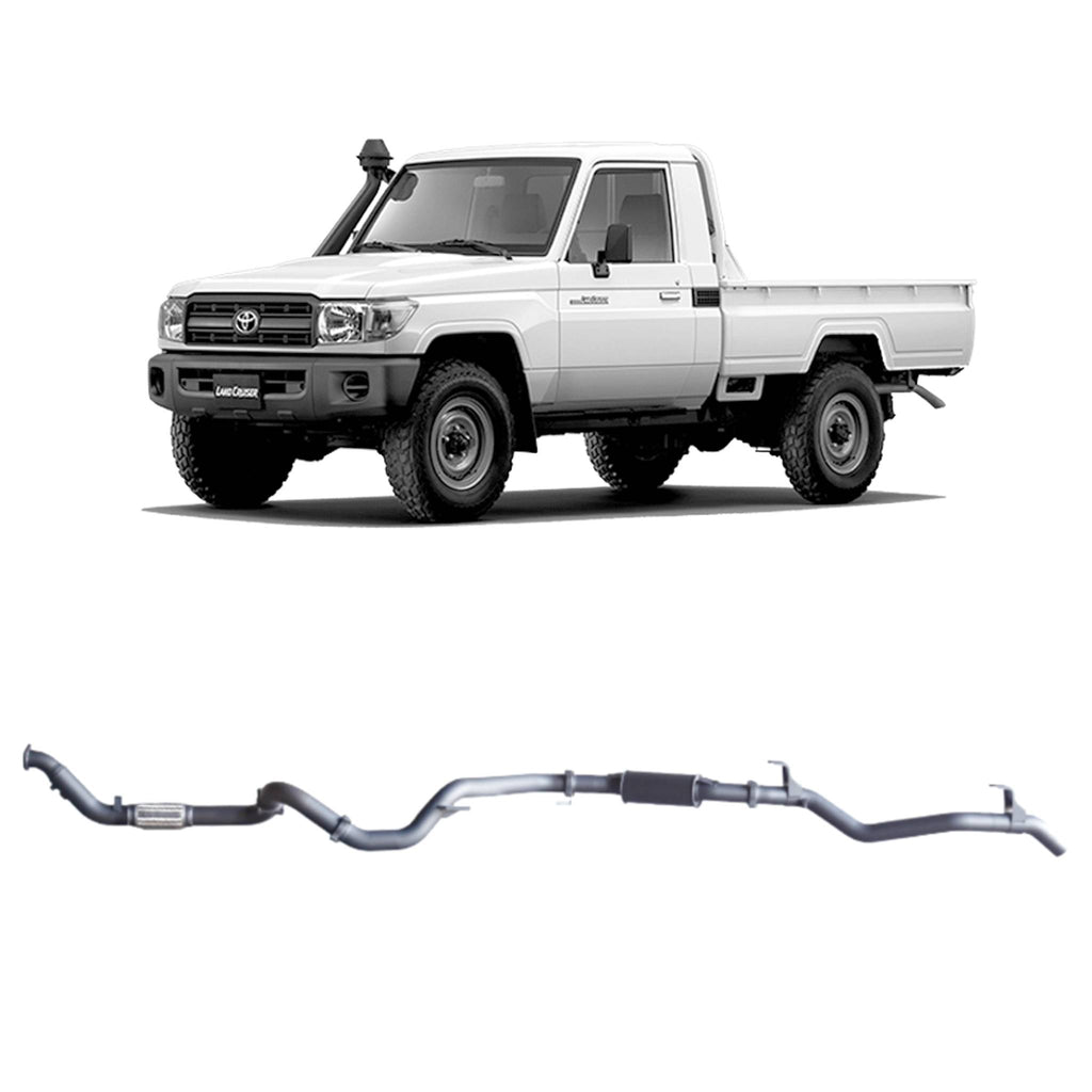 Redback Extreme Duty Exhaust 3in Turbo Back (No Cat With Resonator) TLX40200-PR