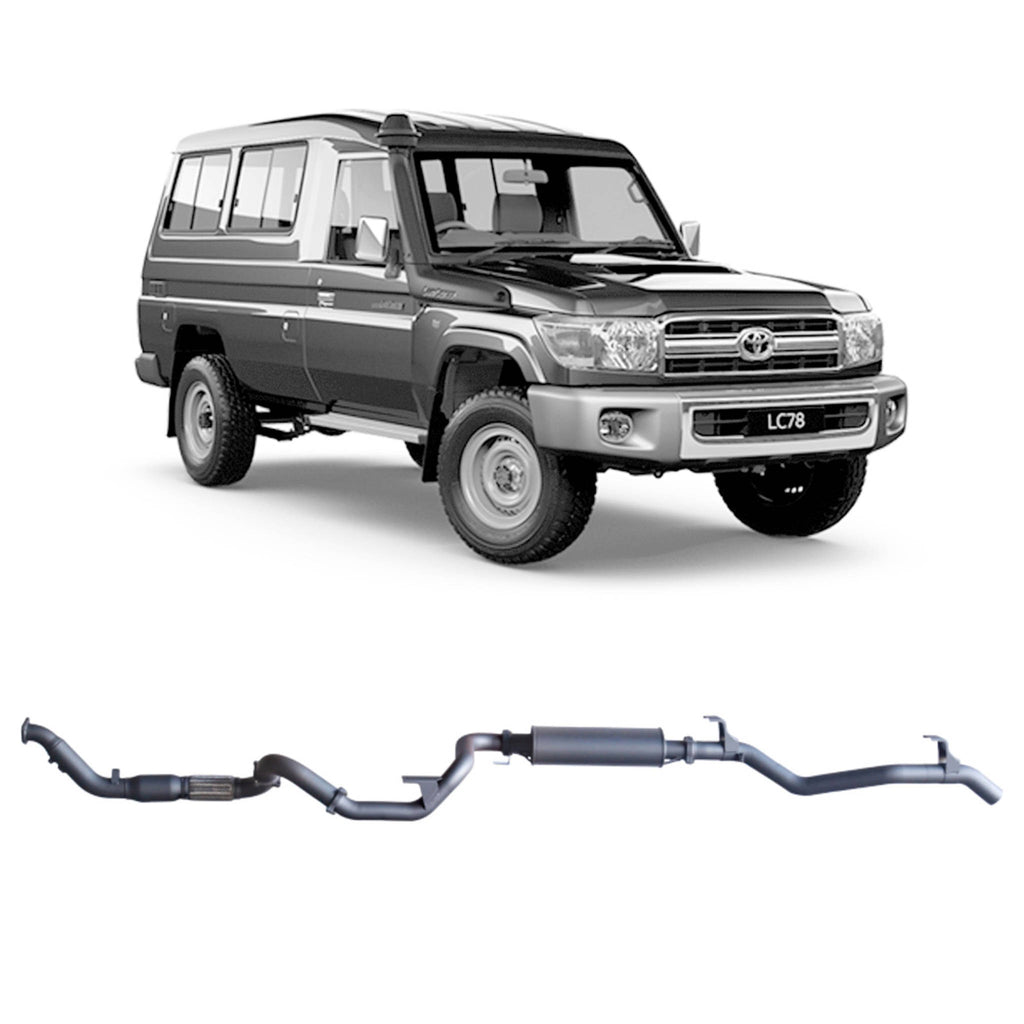 Redback Extreme Duty Exhaust 3in Turbo Back (With Cat & Large Muffler) TLX40400-CM