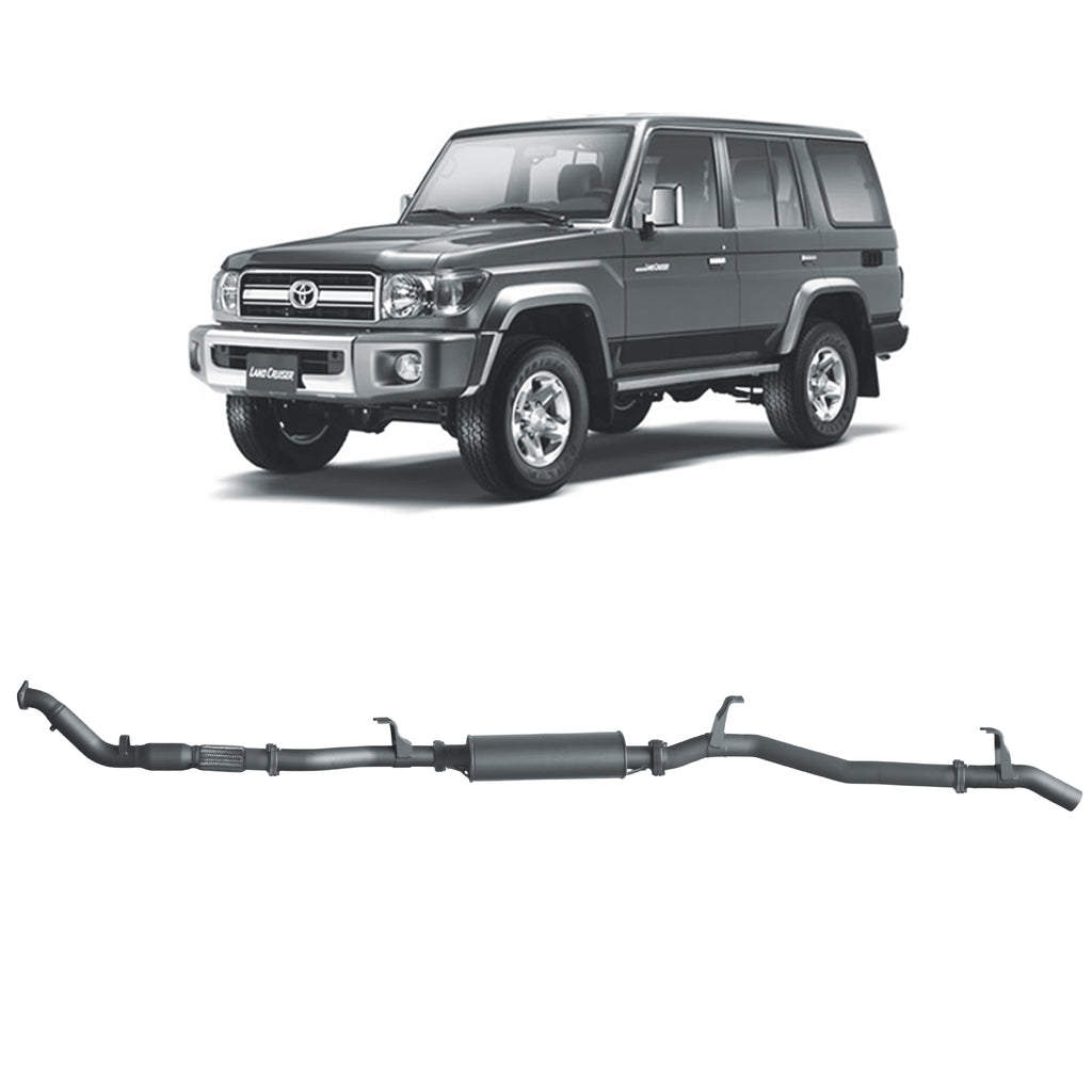 Redback Extreme Duty Exhaust 3in Turbo Back (With Cat & Large Muffler) TLX40600-CM