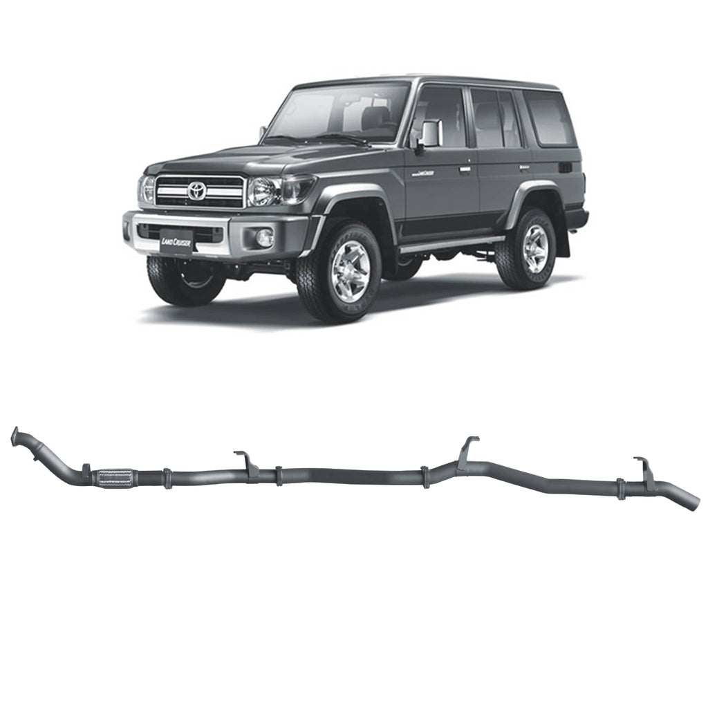 Redback Extreme Duty Exhaust 3in Turbo Back (No Cat & No Muffler/Pipe Only) TLX40600-PO