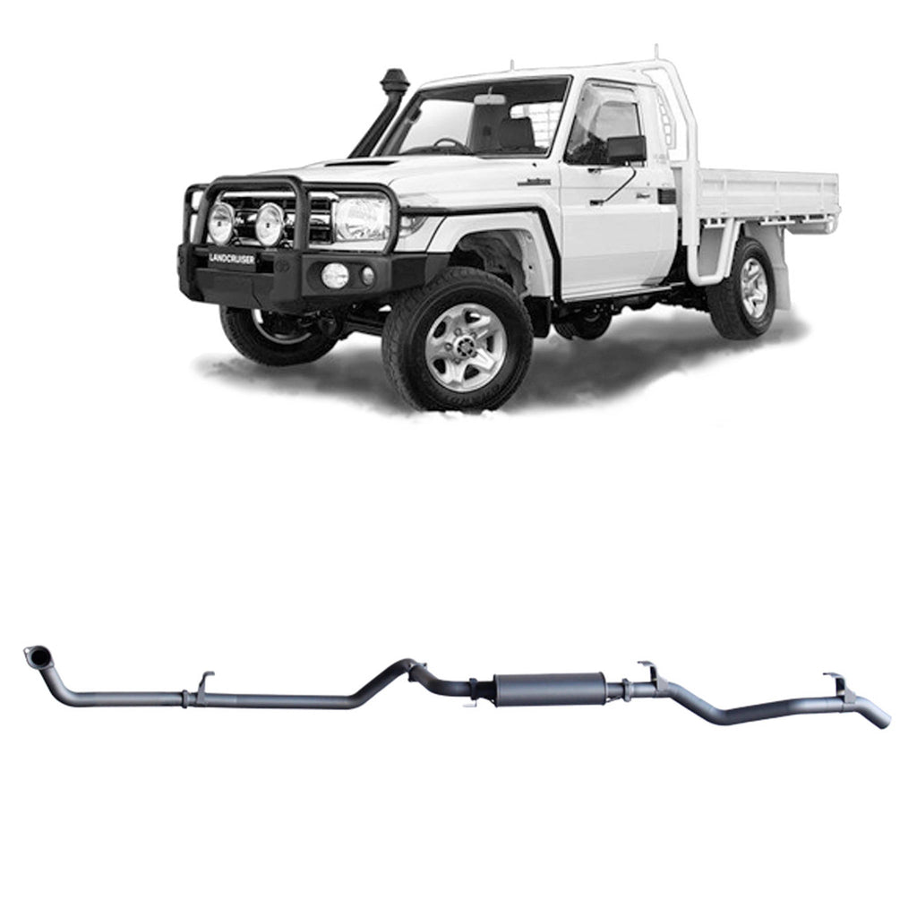 Redback Extreme Duty Exhaust 3in Dump Pipe Back (No Cat With Large Muffler) TLX40800-PM