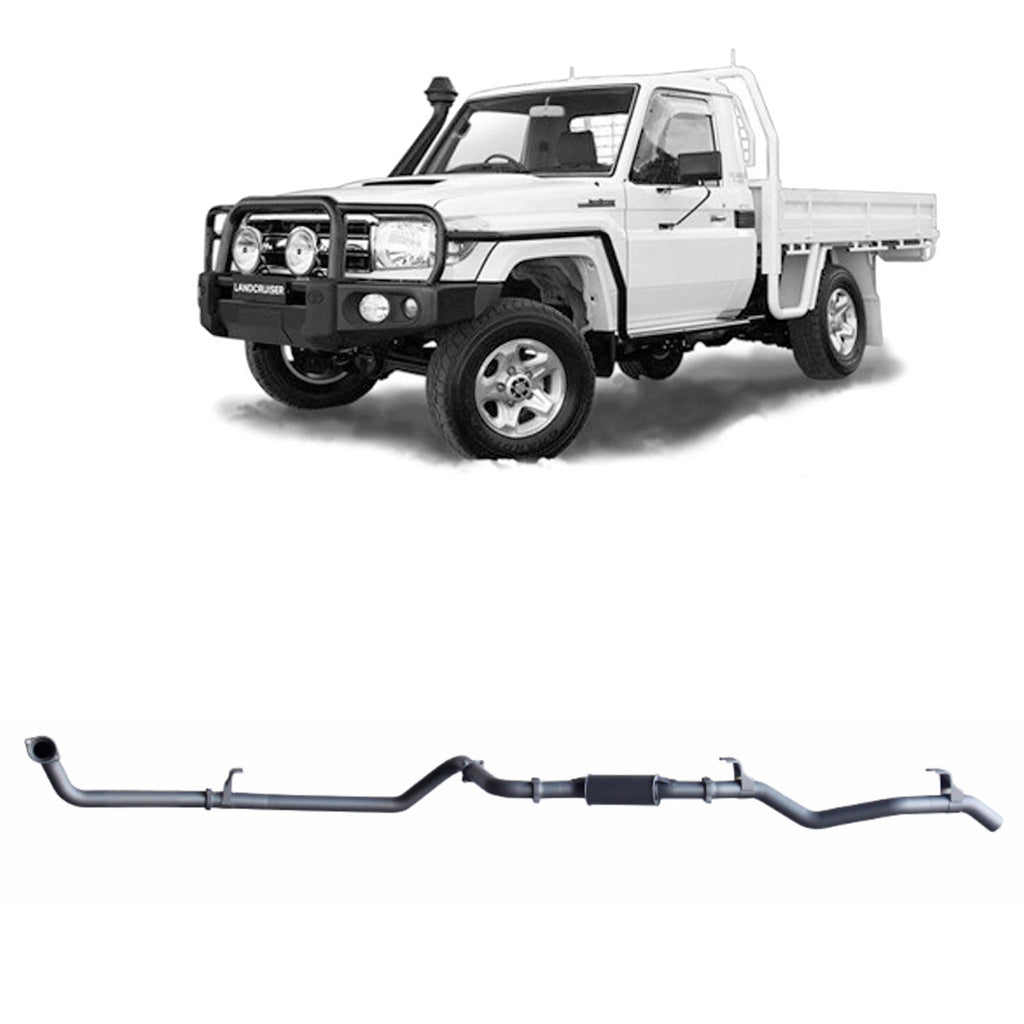 Redback Extreme Duty Exhaust 3in Dump Pipe Back (No Cat With Resonator) TLX40800-PR