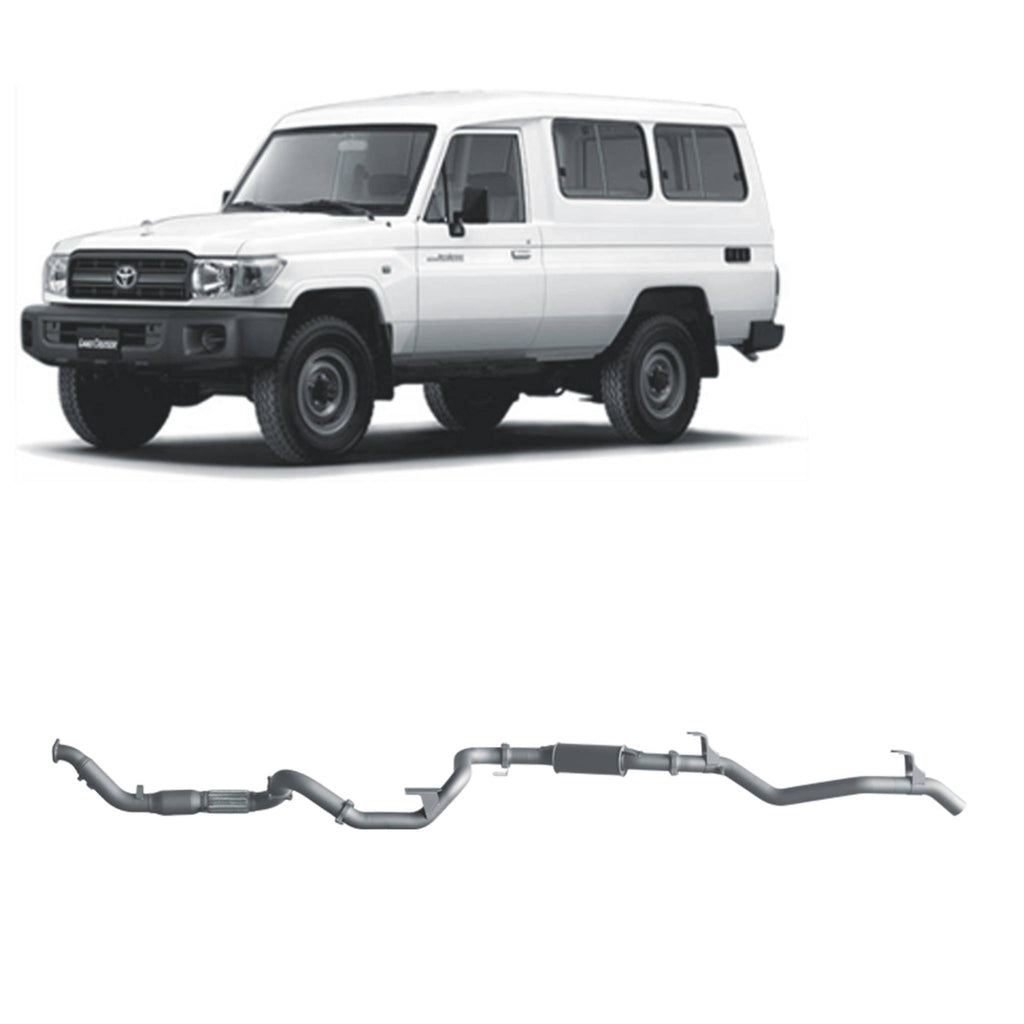 Redback Extreme Duty Exhaust 3in Dump Pipe Back (With Cat & Large Muffler) TLX41100-CM