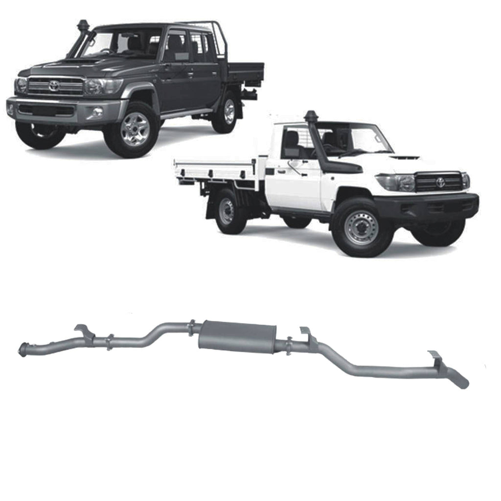 Redback Extreme Duty Exhaust 3in DPF Back (No Cat With Large Muffler) TLX441500-PM
