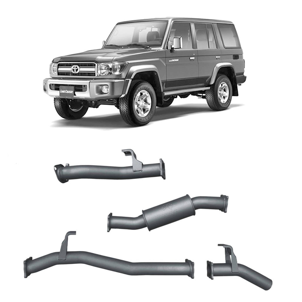 Redback Extreme Duty Exhaust 3in DPF Back (No Cat With Resonator) TLX442400-PR
