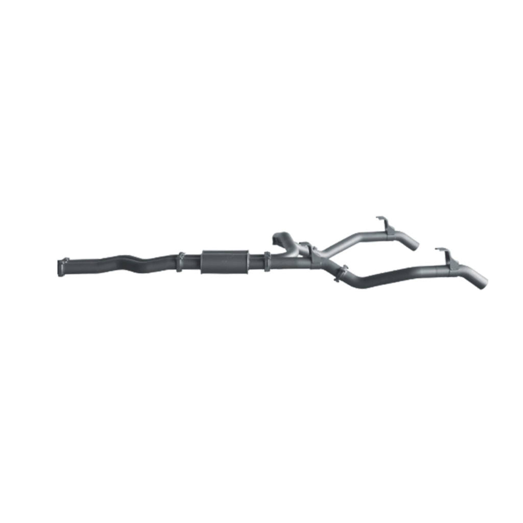Redback Extreme Duty Exhaust 3in Twin DPF Back (No Cat With Resonator) TLX442500-PR