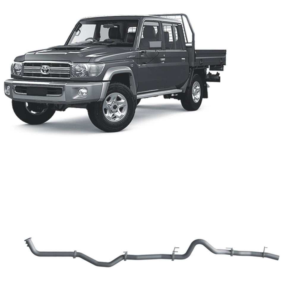 Redback Extreme Duty Exhaust 3in DPF Back (No Cat & No Muffler/Pipe Only) TLX443200-PO
