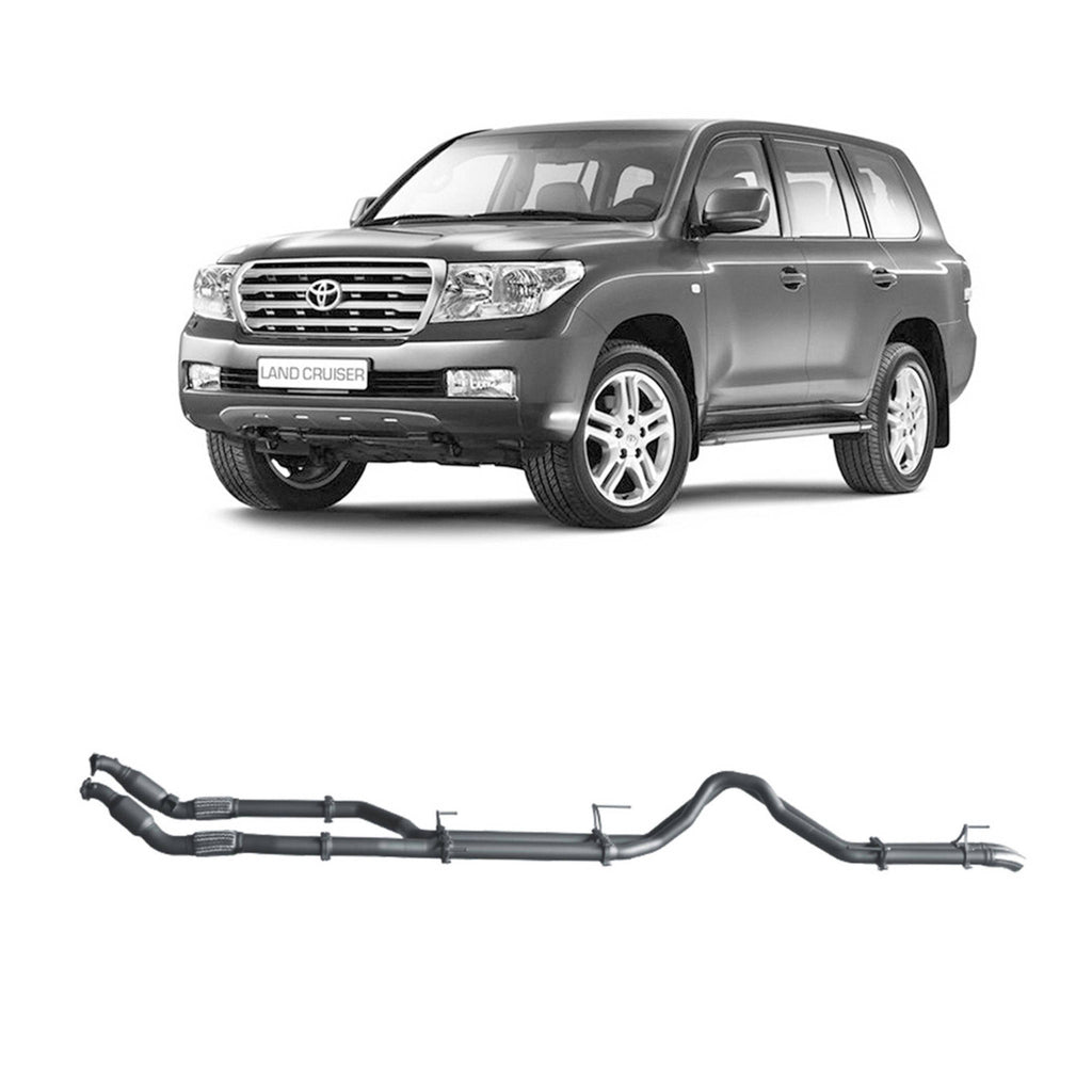 Redback Extreme Duty Exhaust  3in Twin Turbo Back (With Cat & No Muffler/Pipe Only) TLX45900-CP