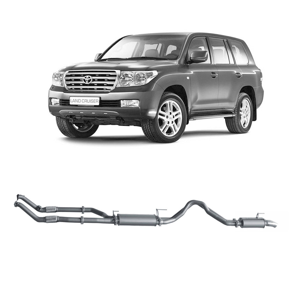 Redback Extreme Duty Exhaust  3in Twin Turbo Back (No Cat & Straight Through Muffler) TLX45900-P2
