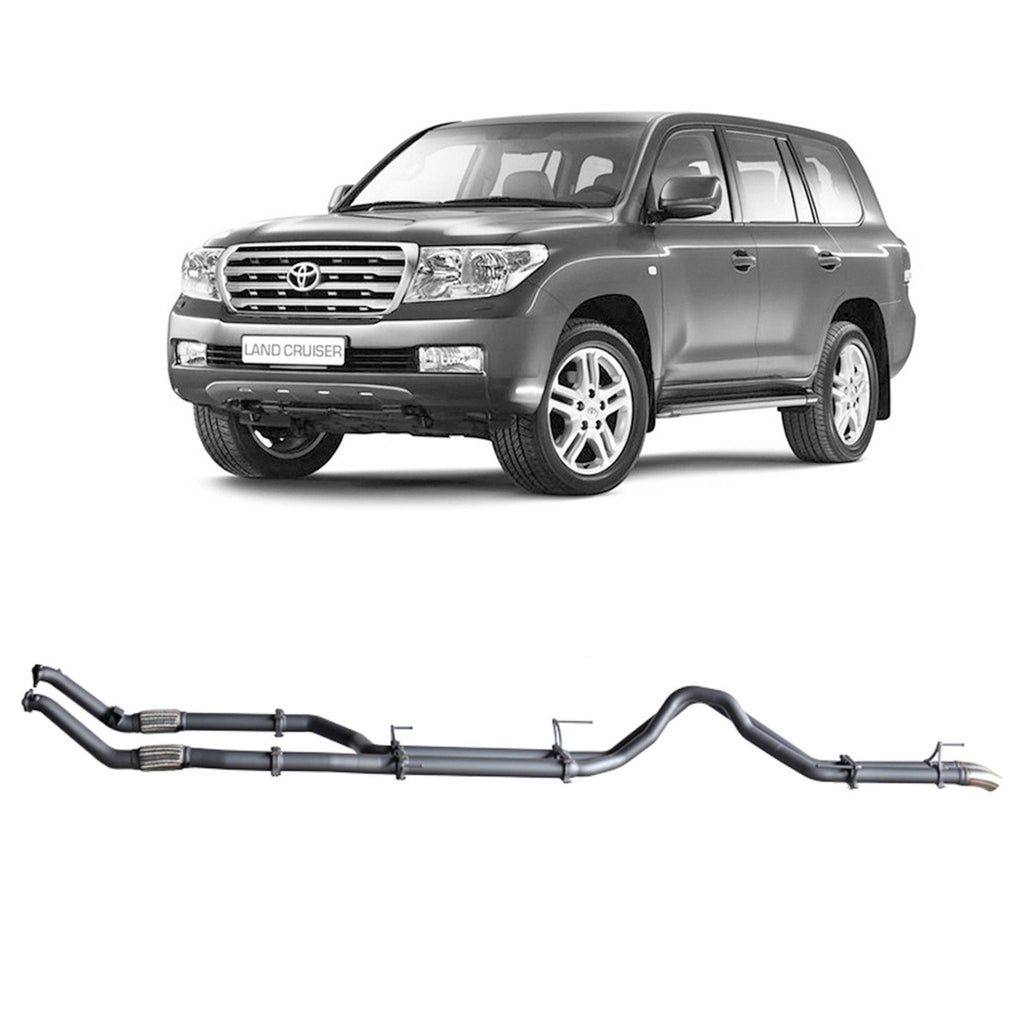 Redback Extreme Duty Exhaust  3in Twin Turbo Back (No Cat & No Muffler/Pipe Only) TLX45900-PO