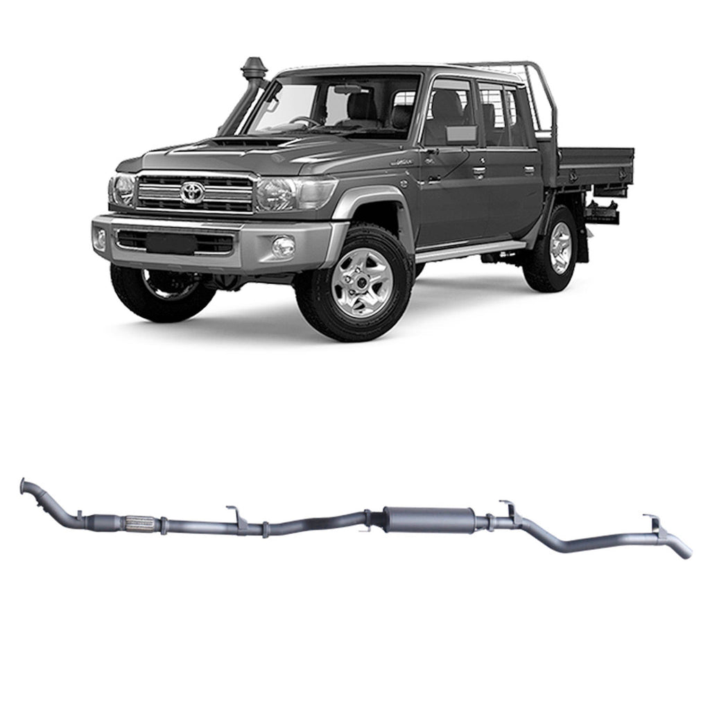 Redback Extreme Duty Exhaust 3in Turbo Back (With Cat & Large Muffler) TLX46200-CM