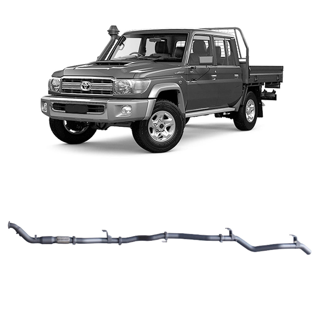 Redback Extreme Duty Exhaust 3in Turbo Back (With Cat & No Muffler/Pipe Only) TLX46200-CP