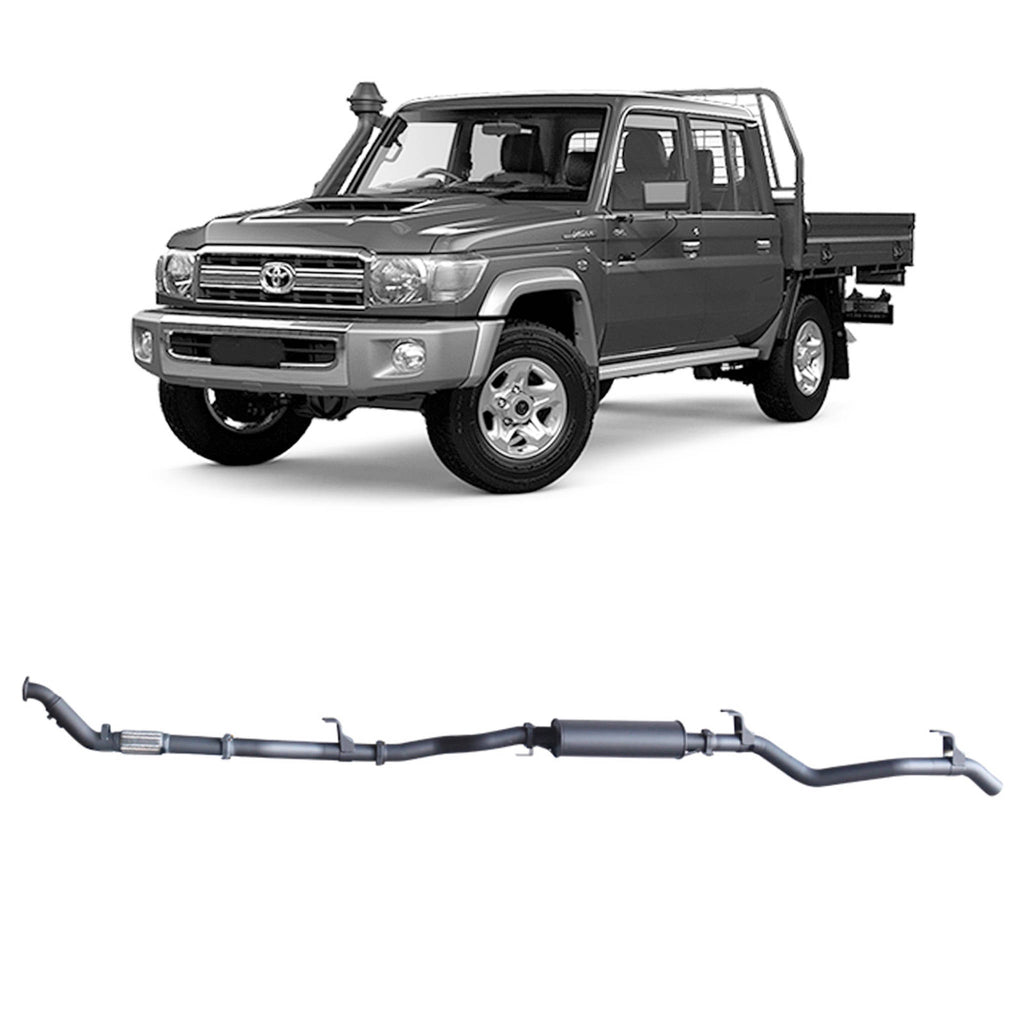 Redback Extreme Duty Exhaust 3in Turbo Back (No Cat With Large Muffler) TLX46200-PM