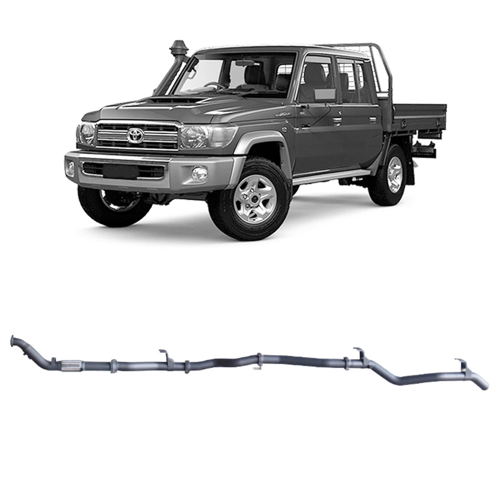 Redback Extreme Duty Exhaust 3in Turbo Back (No Cat & No Muffler/Pipe Only) TLX46200-PO