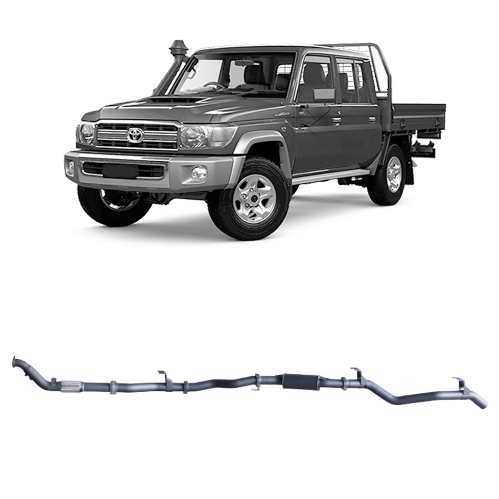 Redback Extreme Duty Exhaust 3in Turbo Back (No Cat With Resonator) TLX46200-PR
