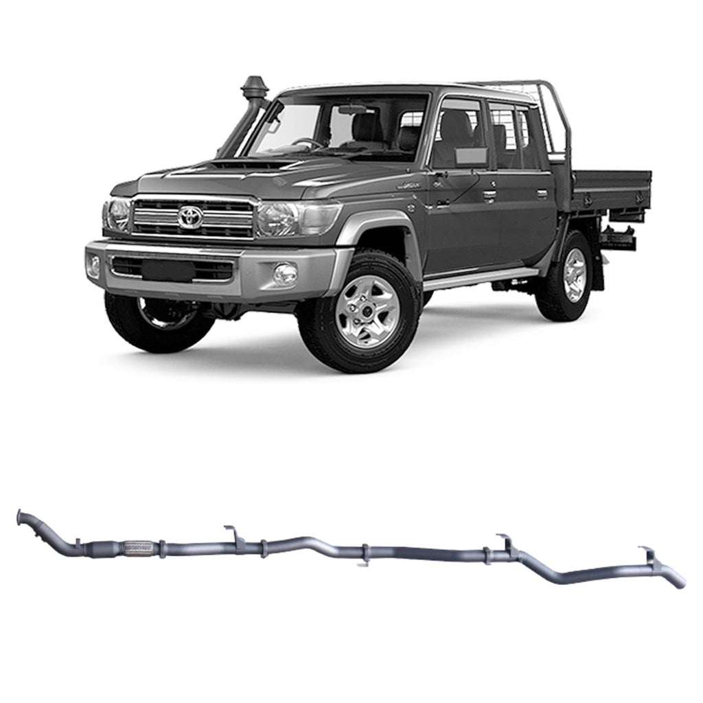 Redback Extreme Duty Exhaust 3in Turbo Back (With Cat & No Muffler/Pipe Only) TLX47400-CP