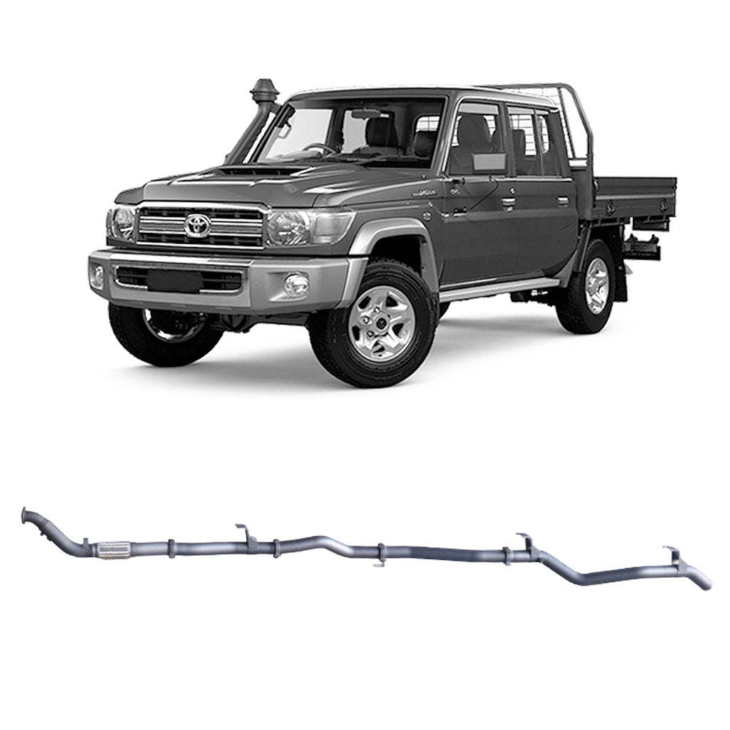 Redback Extreme Duty Exhaust 3in Turbo Back (No Cat & No Muffler/Pipe Only) TLX47400-PO
