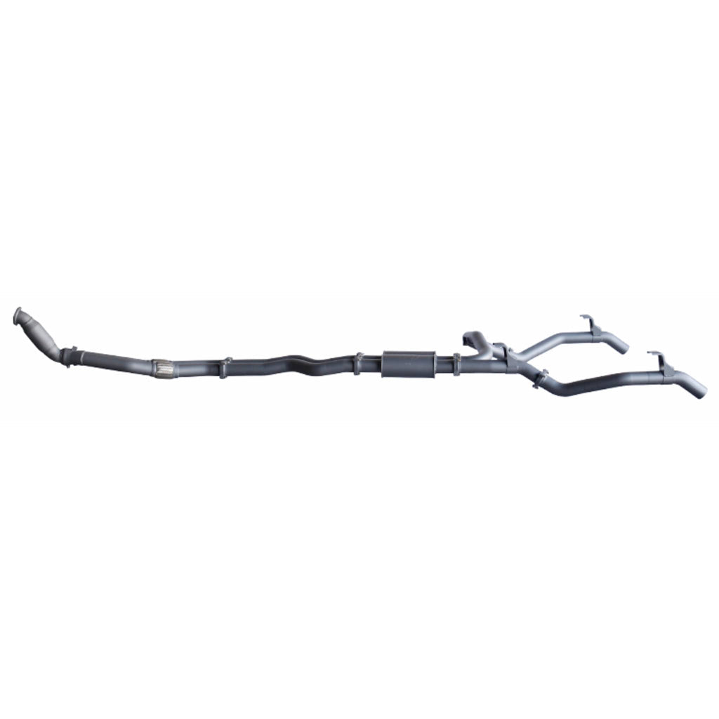 Redback Extreme Duty Exhaust  3in Twin Turbo Back (With Cat & Resonator)&nbsp; TLX47500-CR