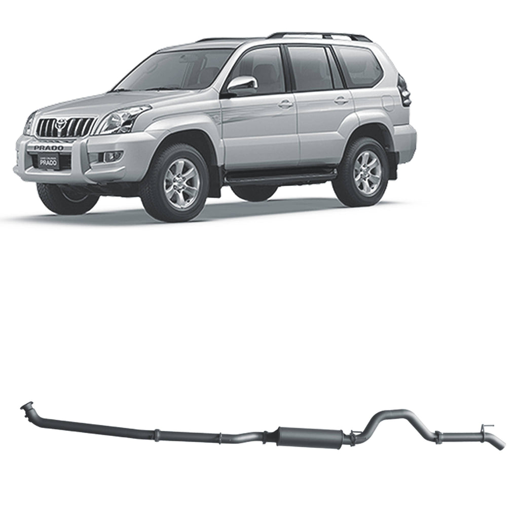 Redback Extreme Duty Exhaust 3in Dump Pipe Back (No Cat With Large Muffler) TPX43400-PM