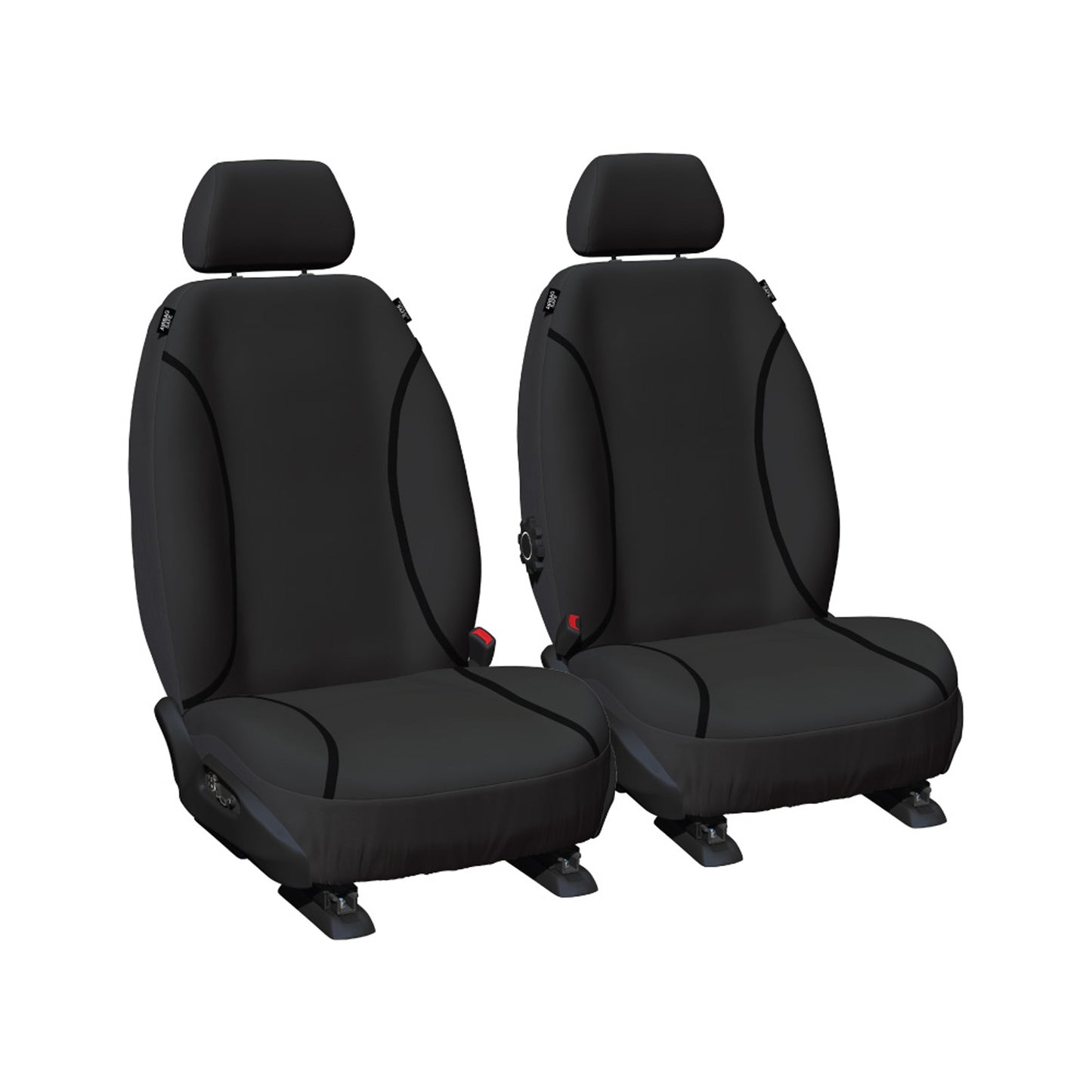 Sperling Tradies Canvas Front Black Seat Covers Suits BT50, Ranger 2007-2011 RM1167TRB