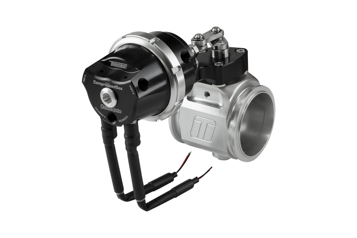 Turbosmart PBG50CG Boostgate Compressed Gas (Solenoid) 7PSI Black TS-0265-1252