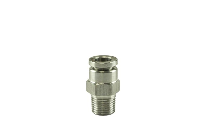Turbosmart 1/8" NPT Straight Pushloc Fitting SS 6mm