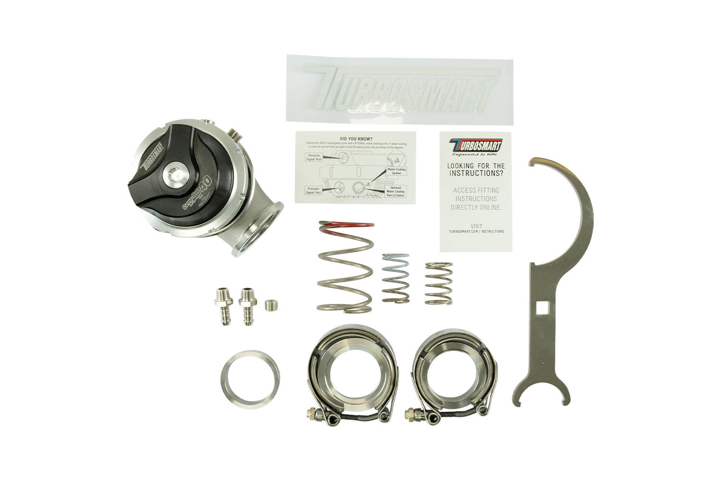Turbosmart GenV WG40CG CompGate40 Compressed Gas 7psi Black TS-0552-1242