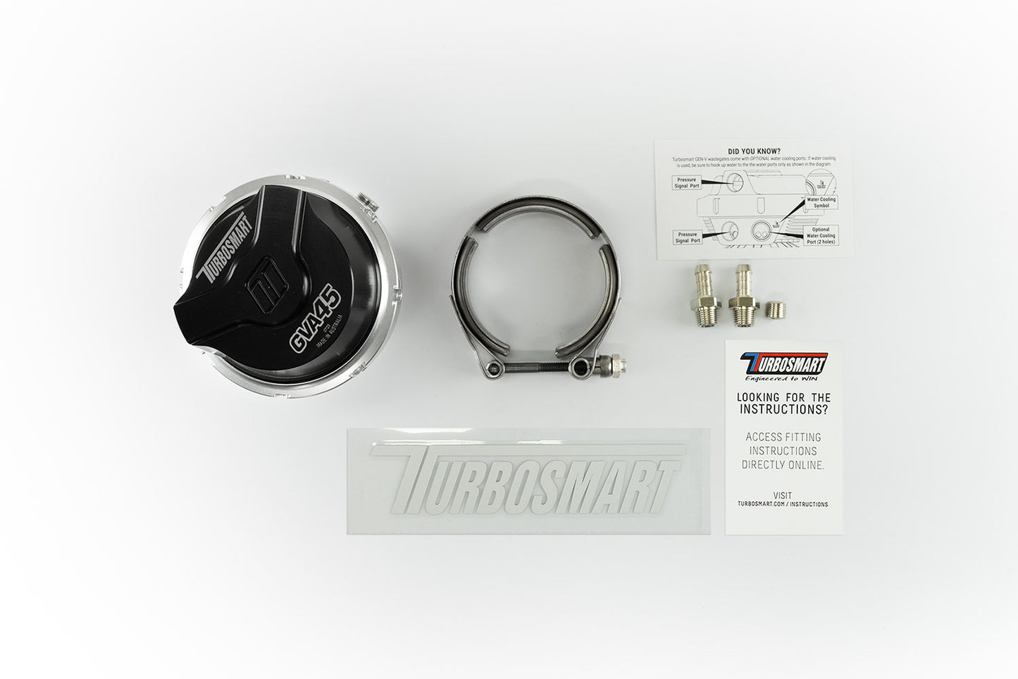 Turbosmart Gas Valve Actuator 45 14psi Black TS-0553-1712