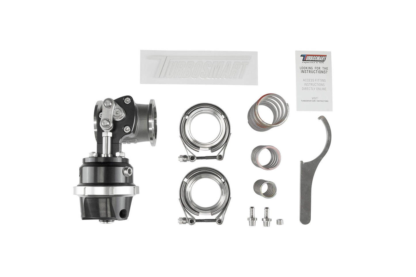 Turbosmart PSG40CG Pneumatic StraightGate40 Compressed Gas 7psi Black TS-0563-1242