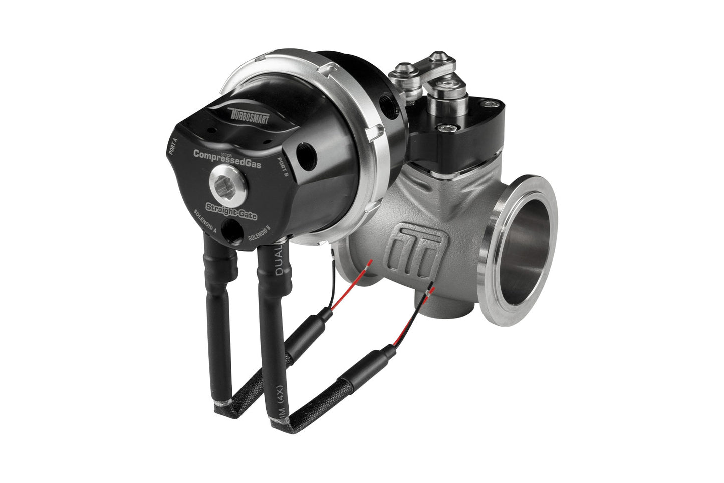 Turbosmart PSG40CG Pneumatic StraightGate40 Compressed Gas (Solenoid) 7psi Black TS-0563-1252
