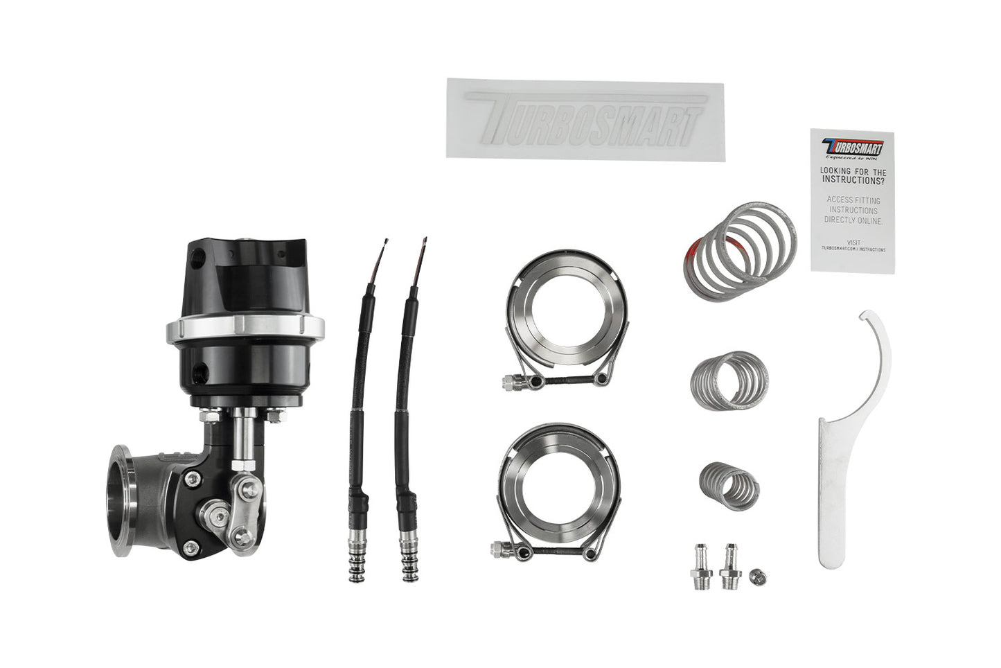 Turbosmart PSG40CG Pneumatic StraightGate40 Compressed Gas (Solenoid) 7psi Black TS-0563-1252