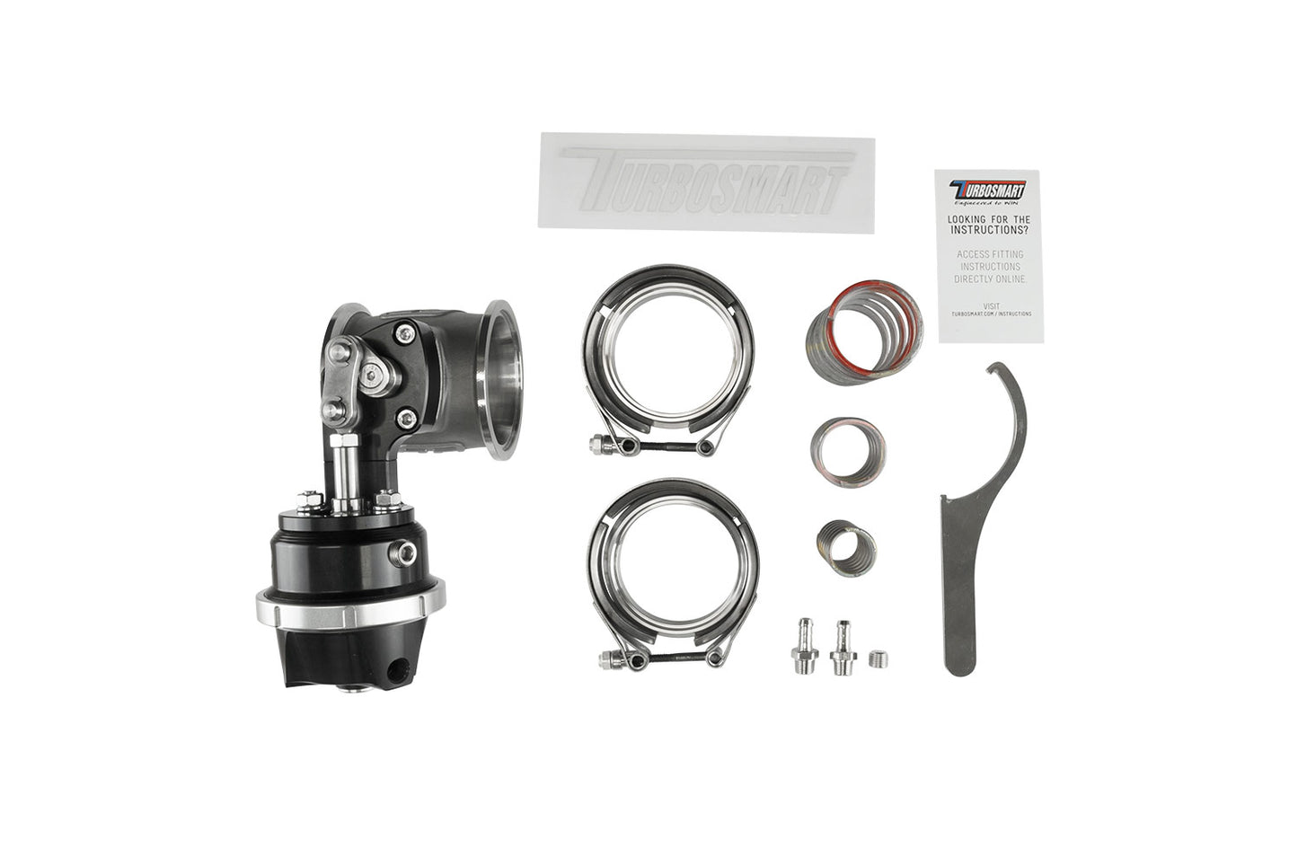 Turbosmart PSG50CG Pneumatic StraightGate50 Compressed Gas 7psi Black TS-0565-1242
