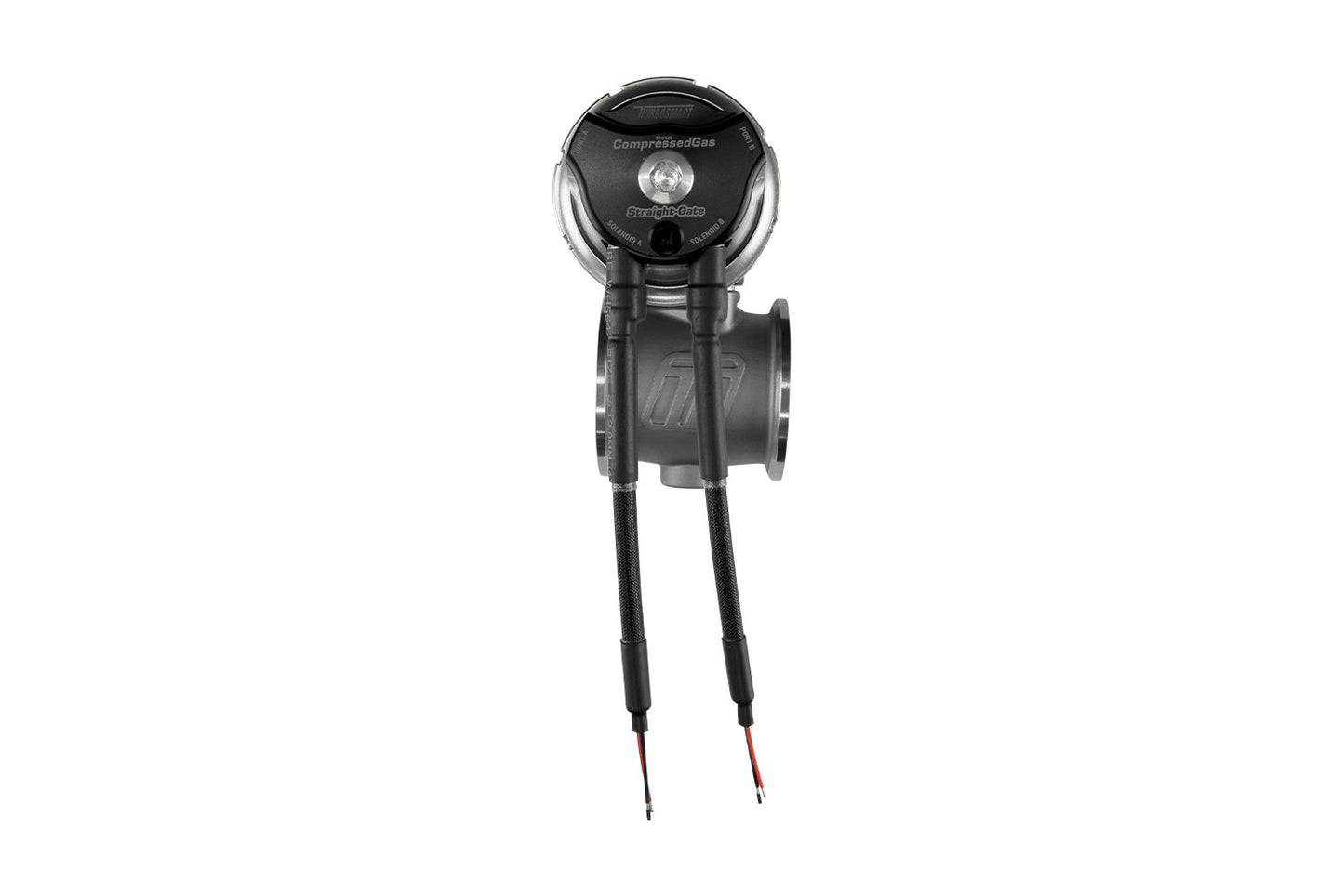 Turbosmart PSG50CG Pneumatic StraightGate50 Compressed Gas (Solenoid) 7psi Black TS-0565-1252