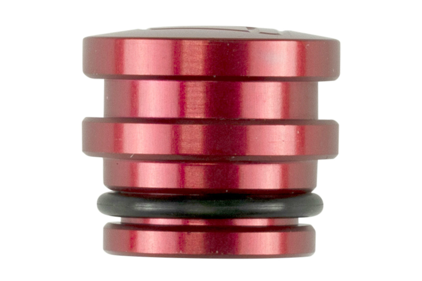 Turbosmart Oil Cap - Blank - Red TS-0891-3074