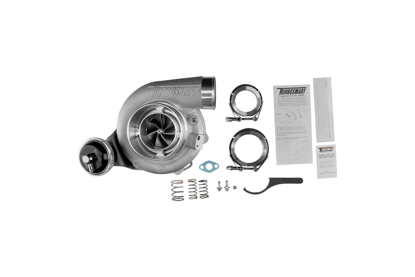 Turbosmart TS-1 Turbocharger 5862 V-Band 0.82AR Internally Wastegated TS-1-5862B-VB082I