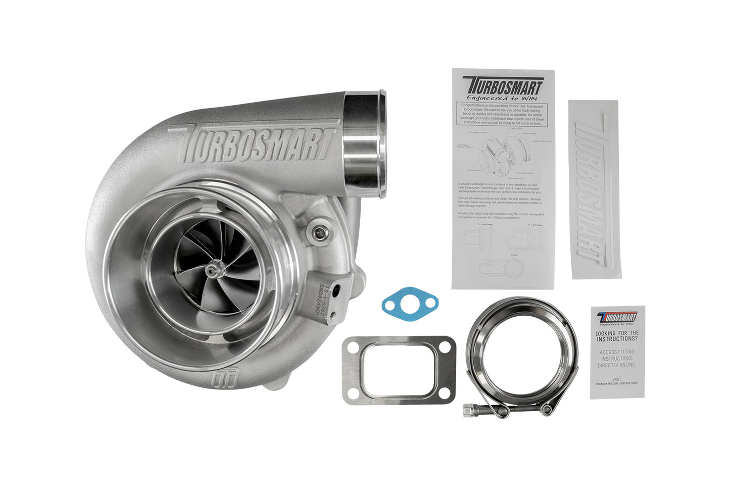 Turbosmart TS-1 Turbocharger 6262 T3 0.82AR Externally Wastegated TS-1-6262B-T3082E