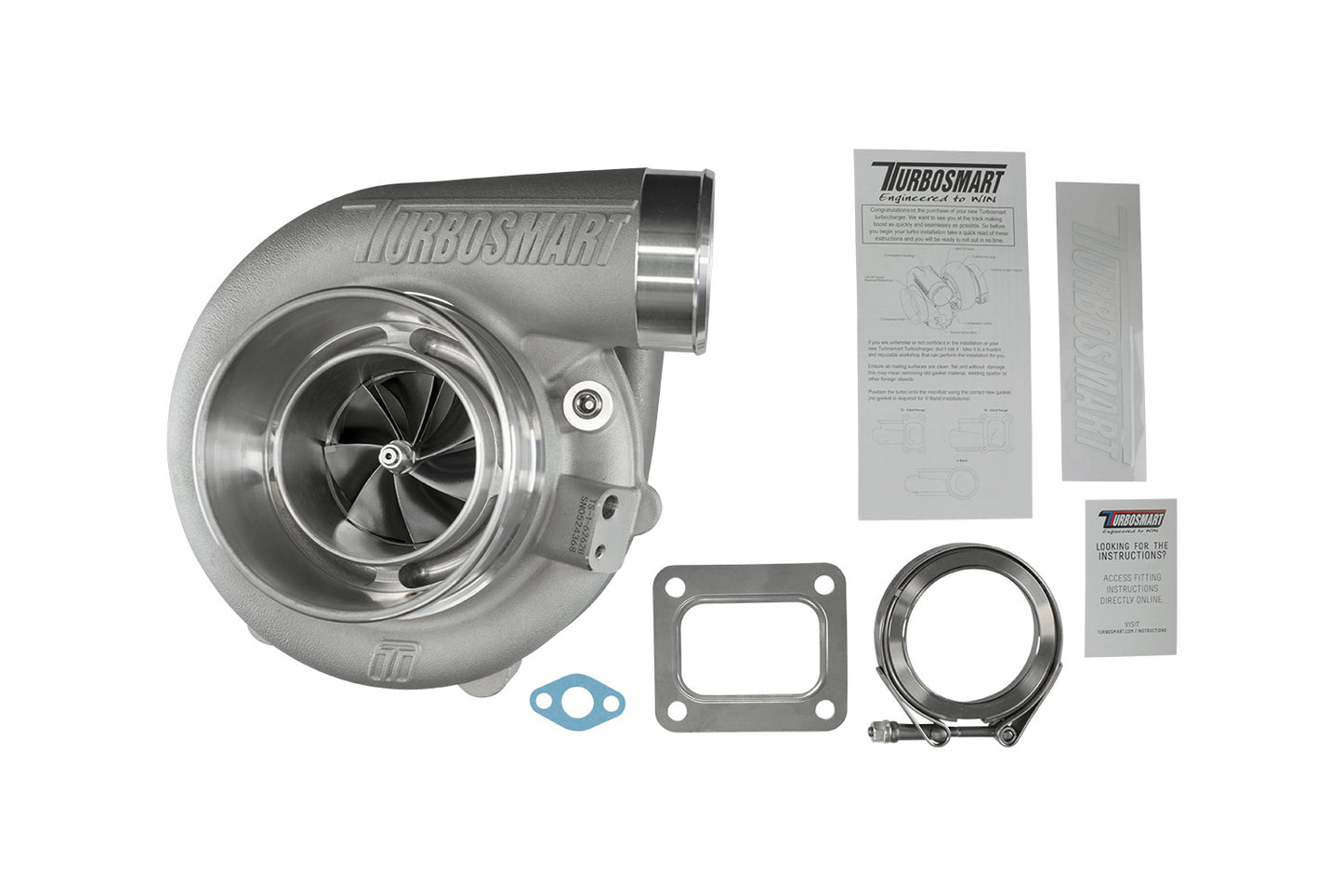 Turbosmart TS-1 Turbocharger 6262 T4 0.82AR Externally Wastegated TS-1-6262B-T4082E