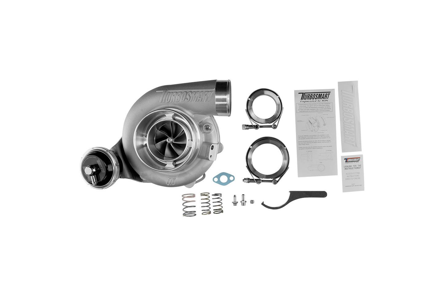 Turbosmart TS-1 Turbocharger 6262 V-Band 0.82AR Internally Wastegated TS-1-6262B-VB082I