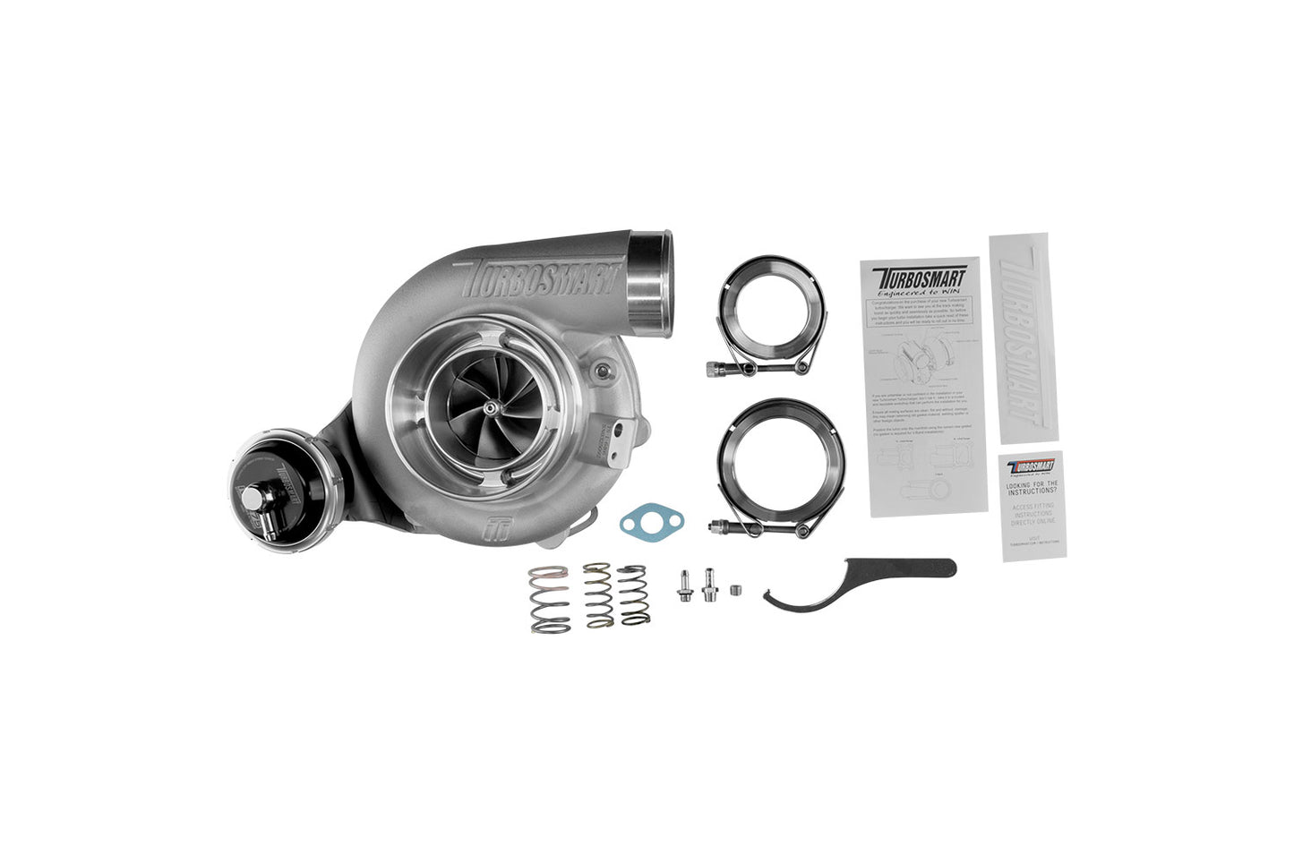 Turbosmart TS-1 Turbocharger 6466 V-Band 0.82AR Internally Wastegated TS-1-6466B-VB082I