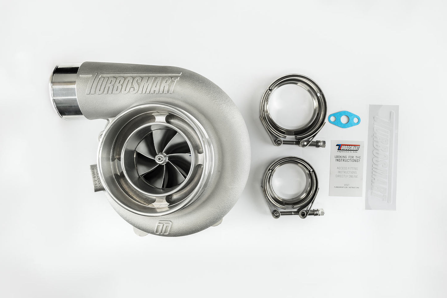 Turbosmart TS-1 Turbocharger 6466 V-Band 0.82AR Externally Wastegated (Reversed Rotation) TS-1-6466B-VR082E
