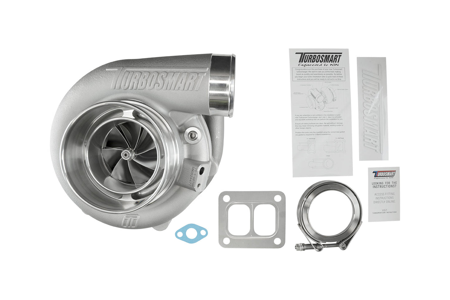 Turbosmart TS-1 Turbocharger 6870 (Kompact) D4 0.84AR Externally Wastegated TS-1-6870B-D4084E