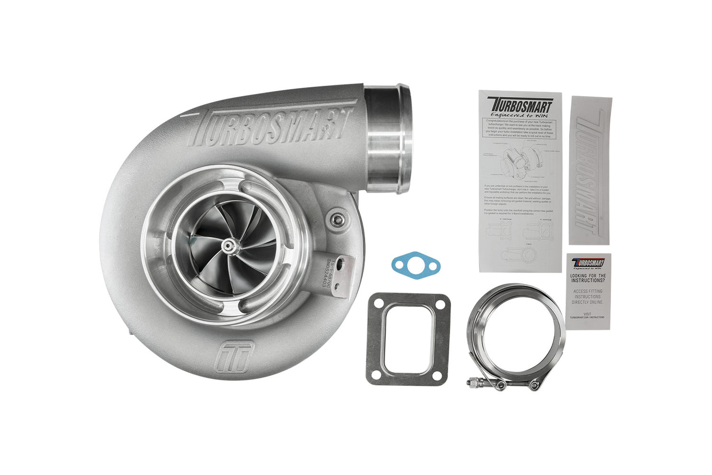 Turbosmart TS-1 Turbocharger 6870 T4 0.96AR Externally Wastegated TS-1-6870C-T4096E