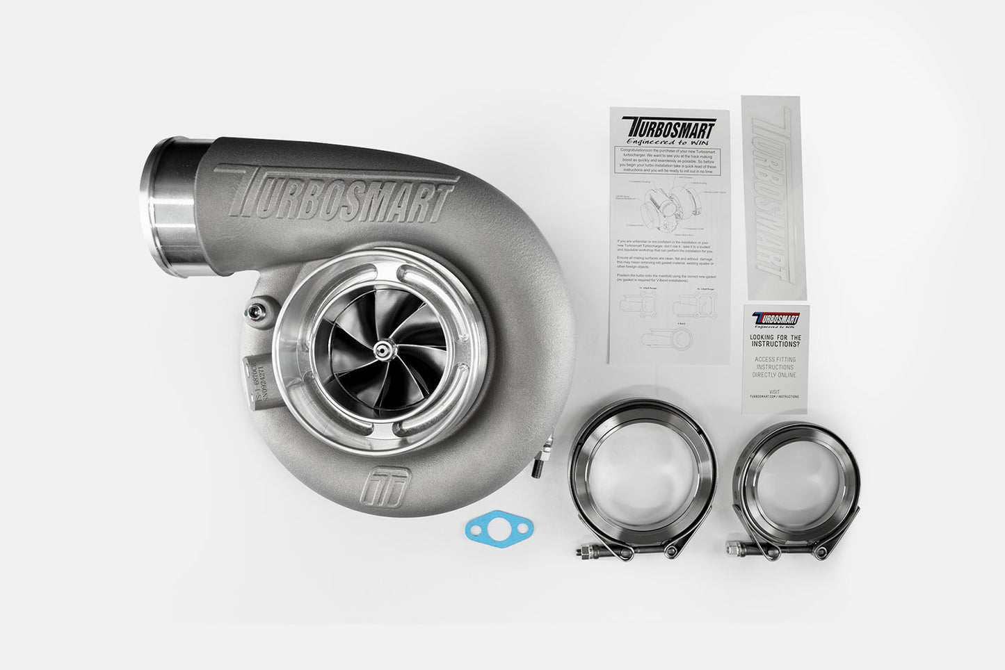 Turbosmart TS-1 Turbocharger 6870 V-Band Reverse Rotation 0.96AR Externally Wastegated TS-1-6870C-VR096E
