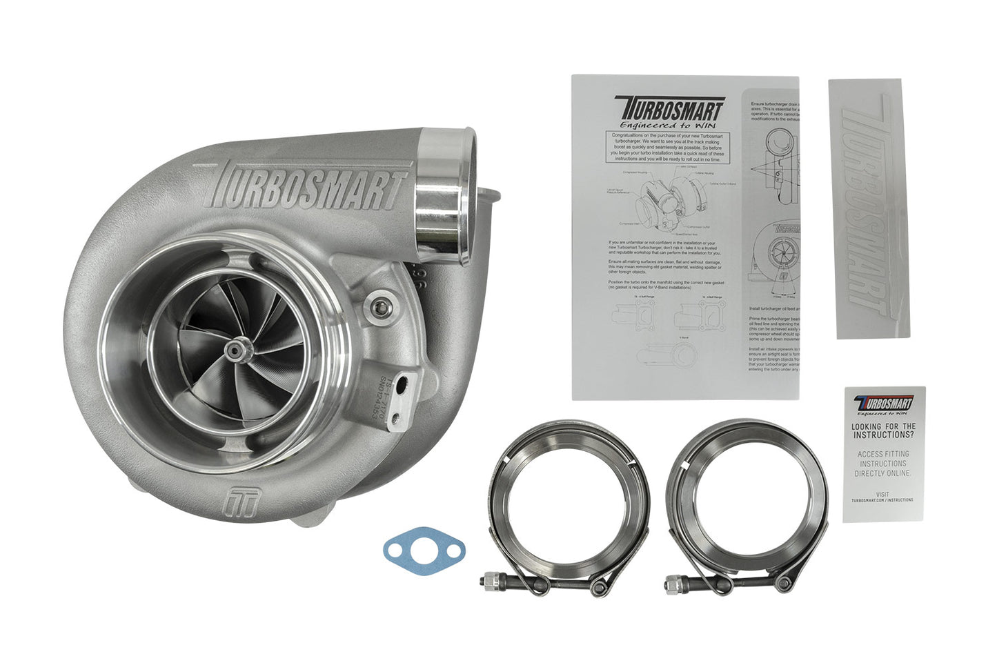 Turbosmart TS-1 Turbocharger 6870 V-Band 0.96AR Externally Wastegated TS-1-6870C-VB096E