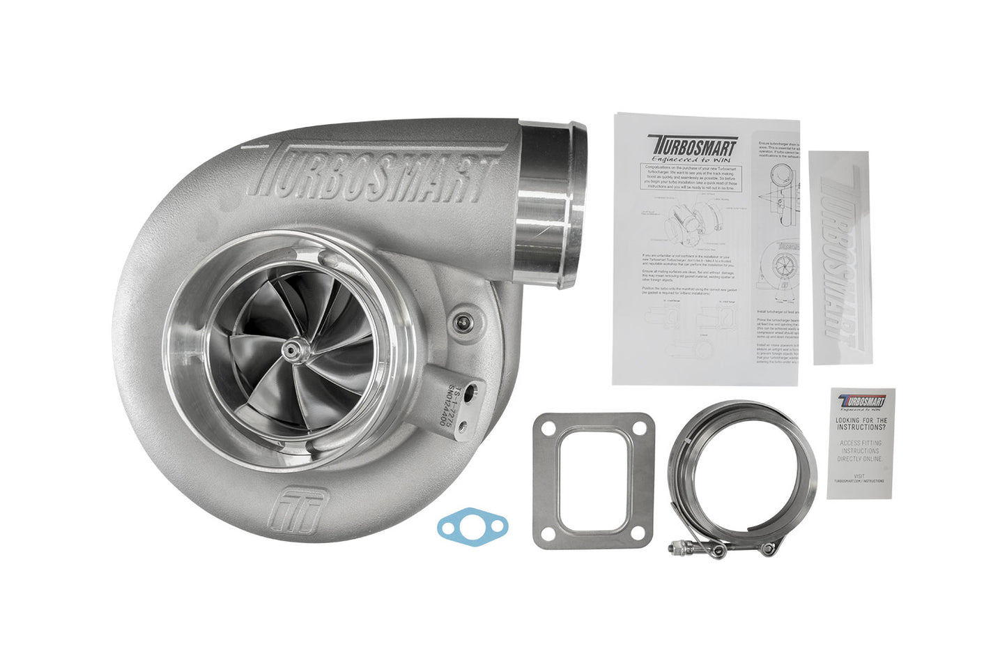 Turbosmart TS-1 Turbocharger 7275 T4 1.24AR Externally Wastegated TS-1-7275C-T4124E